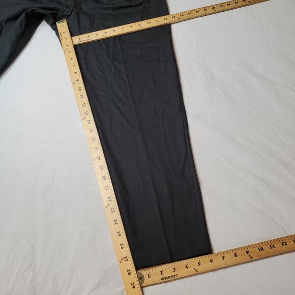 Mango Women's Size 8 NWT Belted Tapered Leg Pants Black - Picture 3 of 8